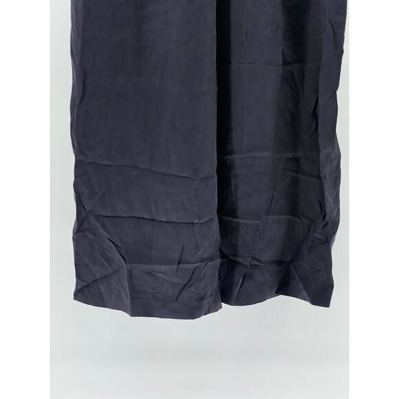 TED BAKER LONDON Women's Navy Pleated Wide-Leg High-Rise Pant SZ 1/US4 - Picture 5 of 10